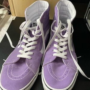 Light purple Hi Vans